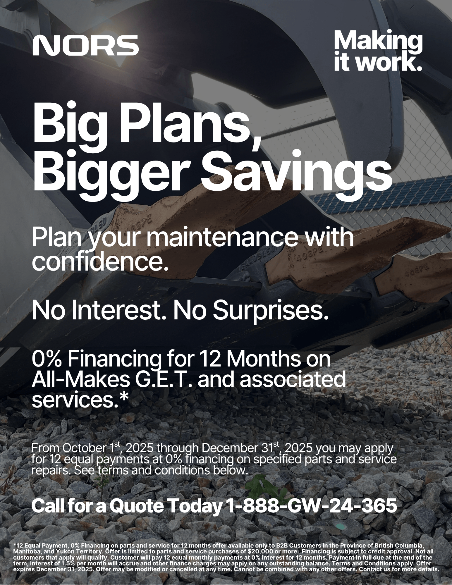 Ground Engaging Tools Flyer October 1, 2025 - December 31, 2025.