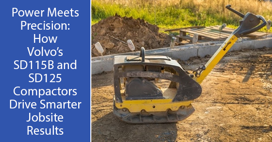 Power meets precision: How volvo’s SD115B and SD125 compactors drive smarter jobsite results