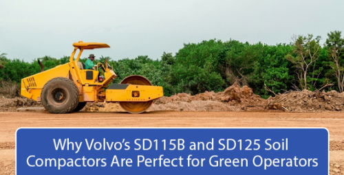 Why Volvo’s SD115B and SD125 soil compactors are perfect for green operators